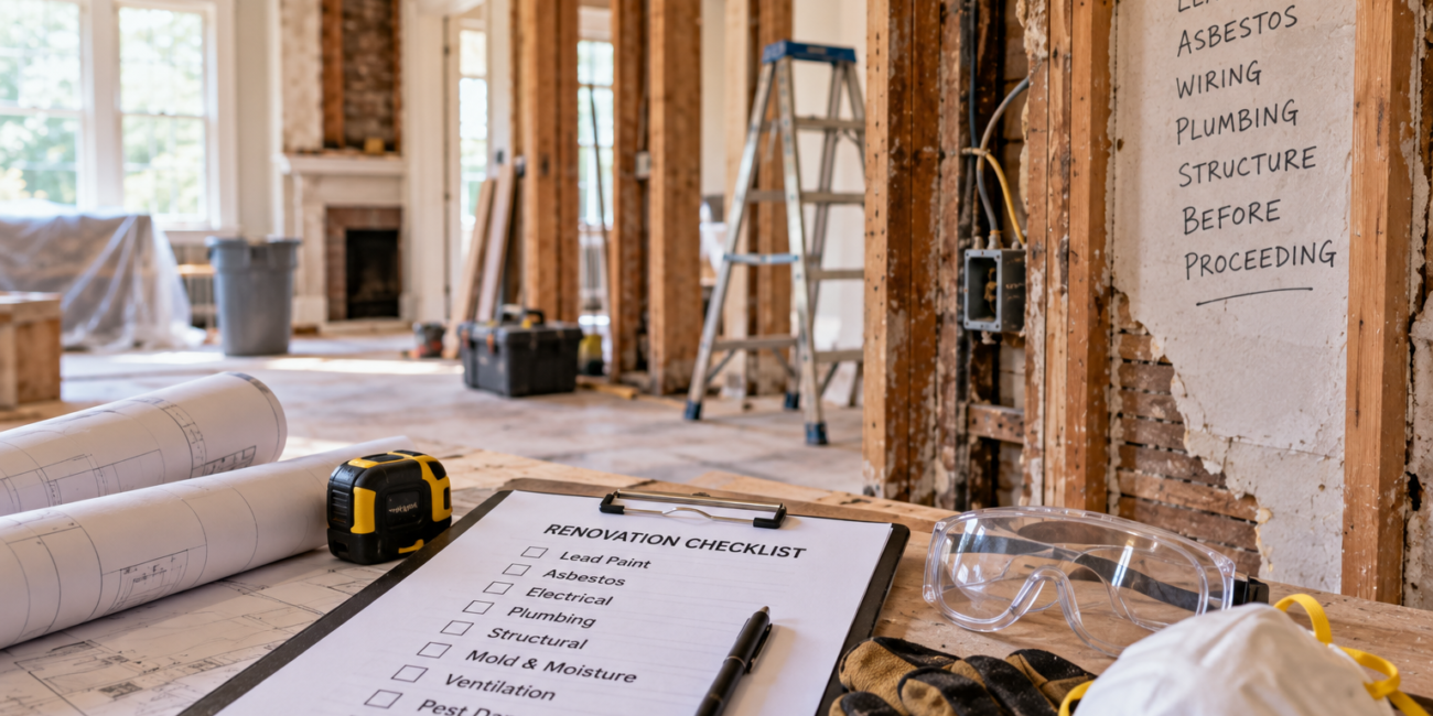 home remodeling safety checklist
